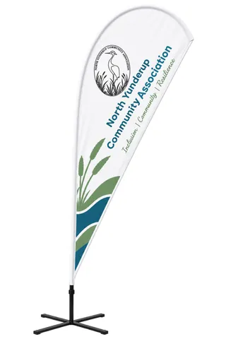 North Yunderup Community Association · Teardrop flag