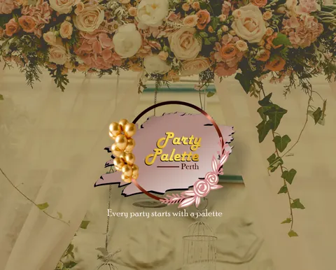 Party Palette Perth · Events identity