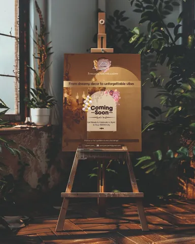 Party Palette Perth · Launch poster